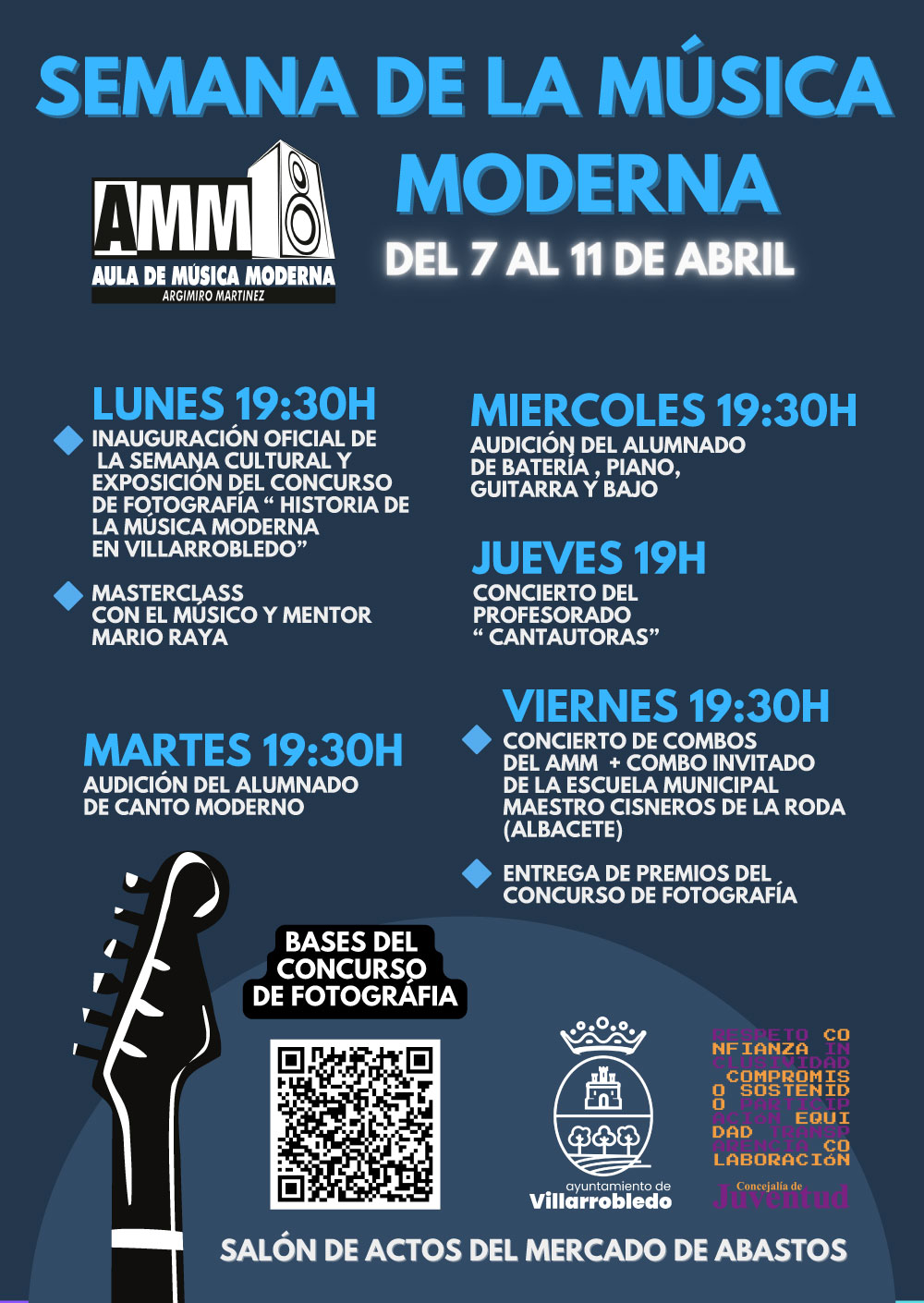 Cartel de la "Semana de la Música Moderna"